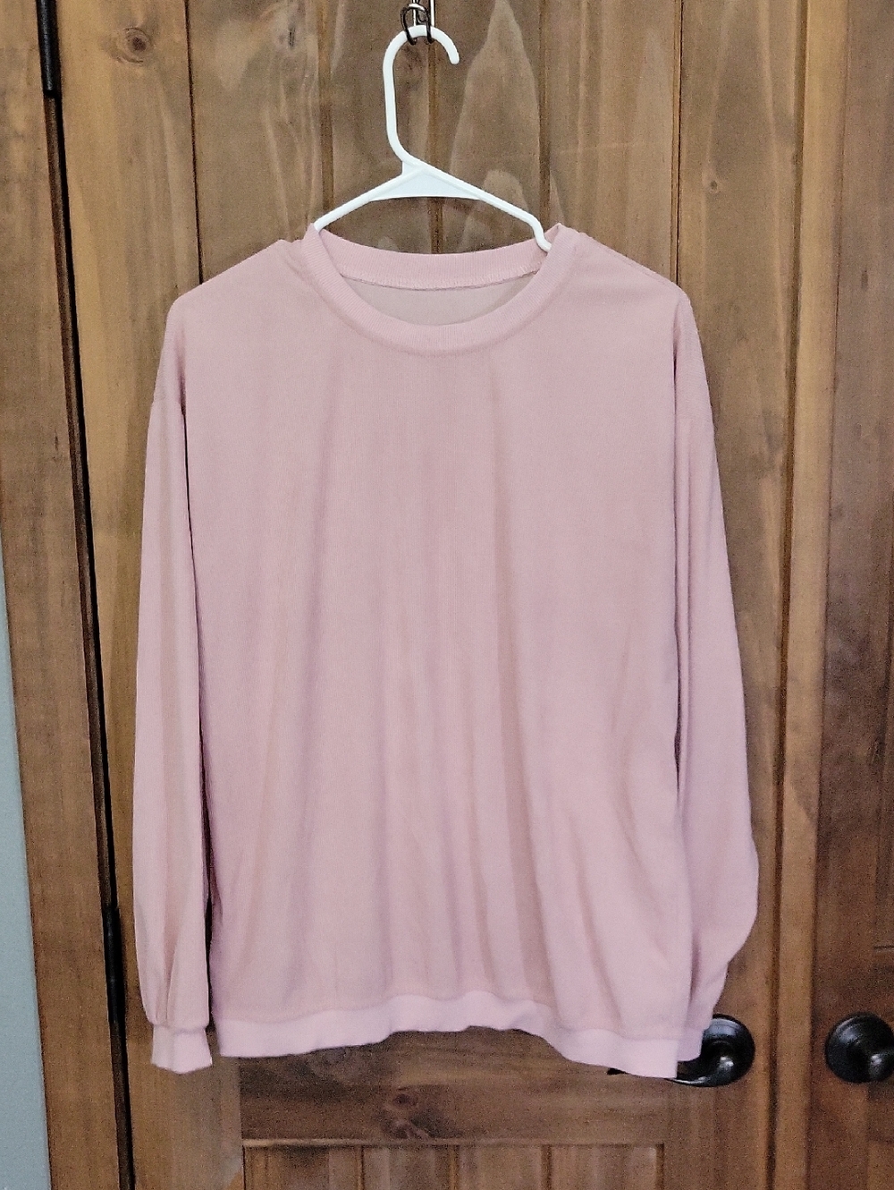 Dusty Pink Crewneck Sweatshirt- Oversized